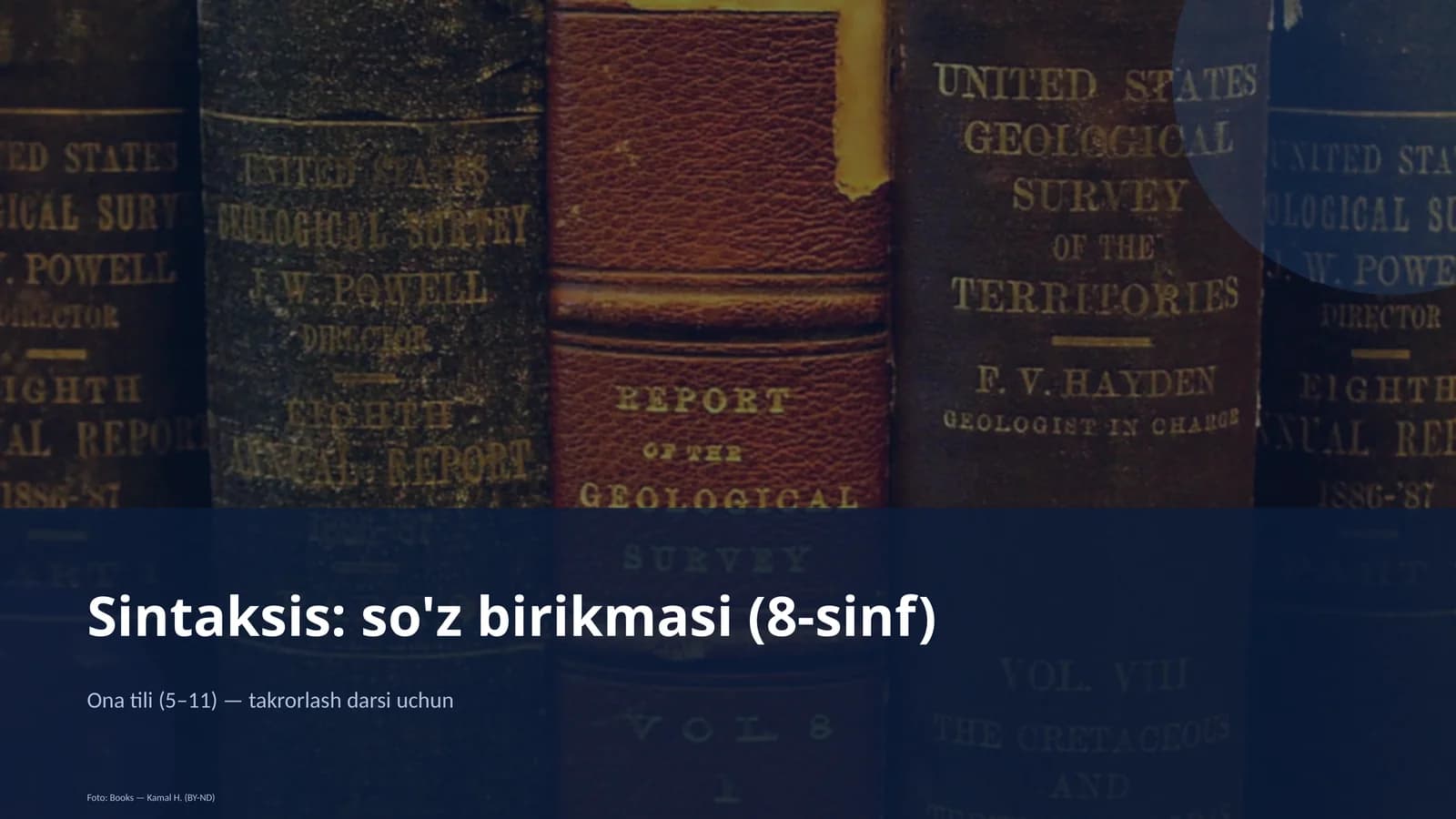 Ona tili (5-11) - takrorlash darsi