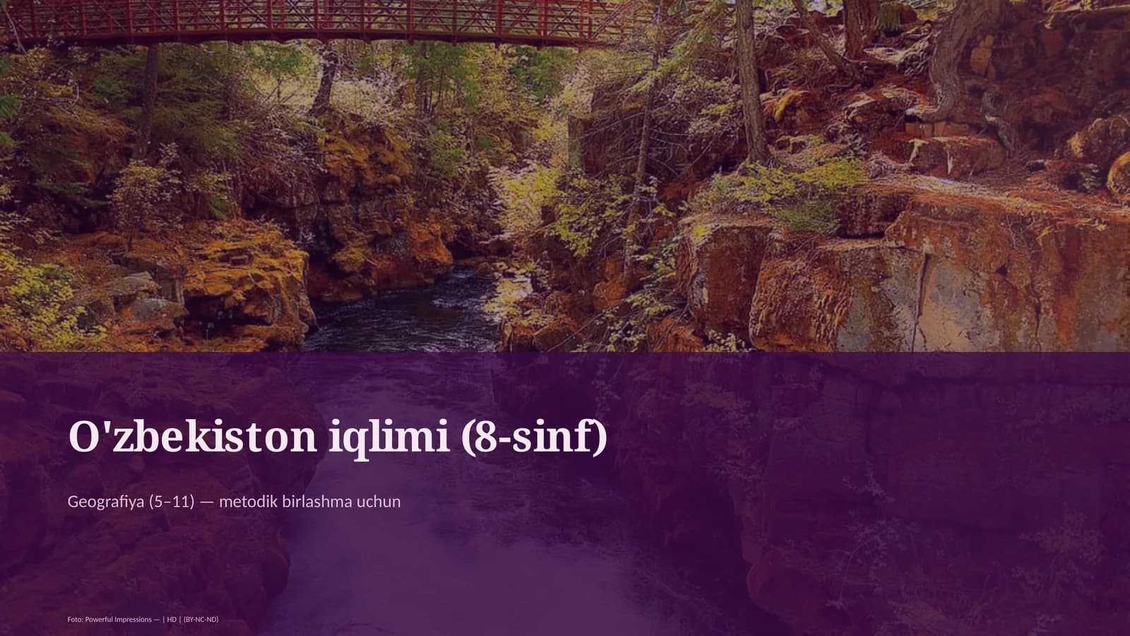 O'zbekiston iqlimi (8-sinf)