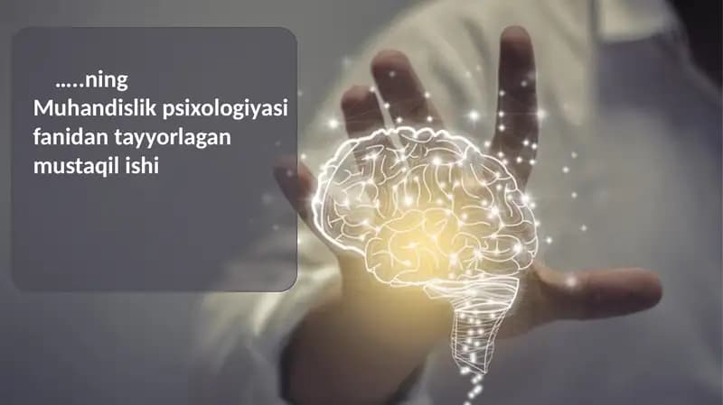 Muhandislik psixologiyasi