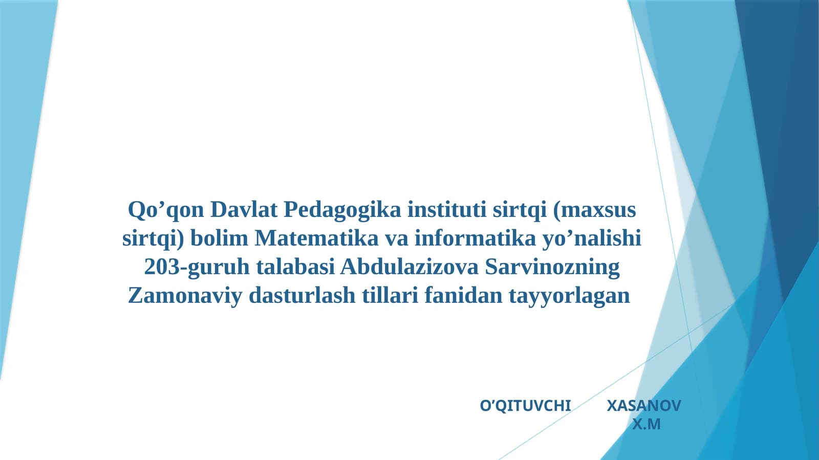 Interpretatorlar va kompilyatorlar