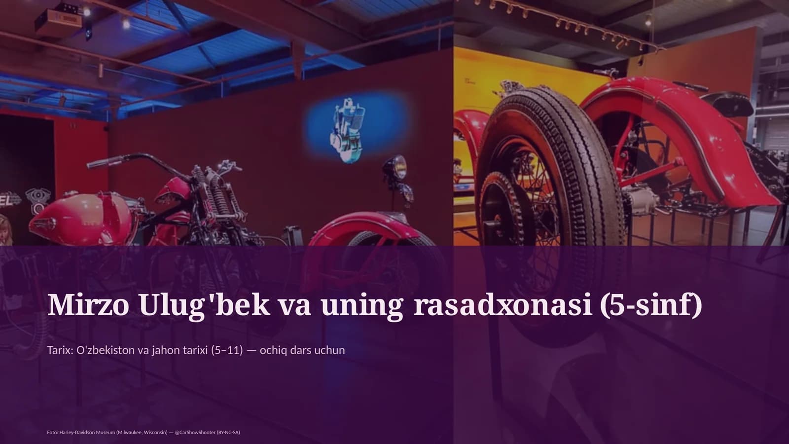 Mirzo Ulug'bek va uning rasadxonasi (5-sinf)