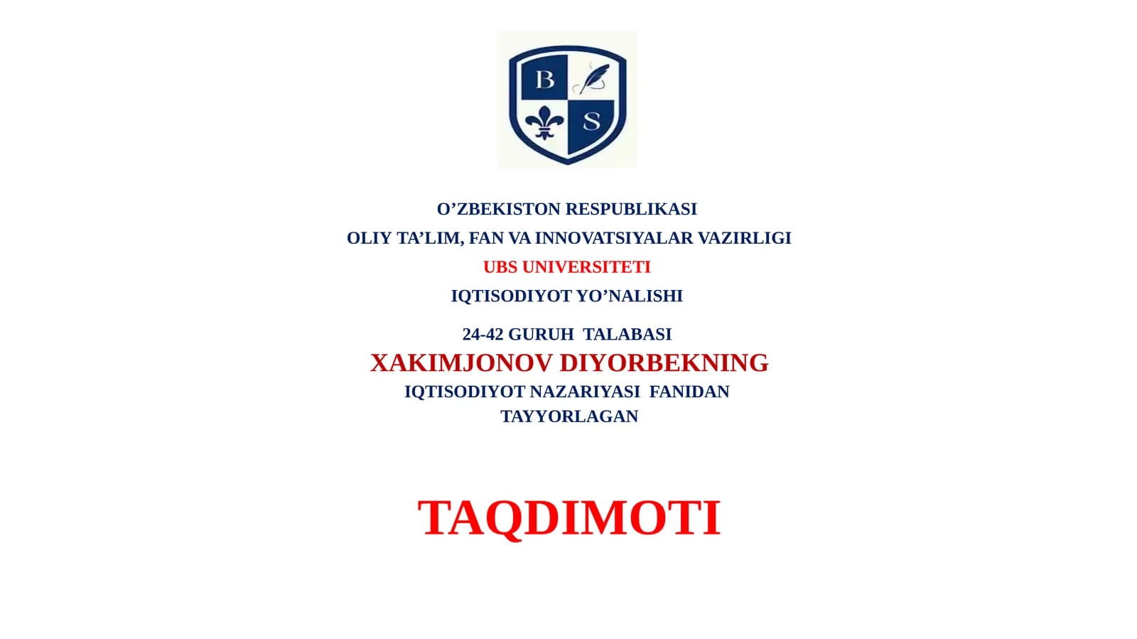 Taklif va uning xajmi