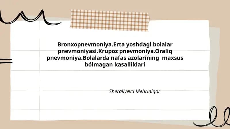 Bronxopnevmoniya