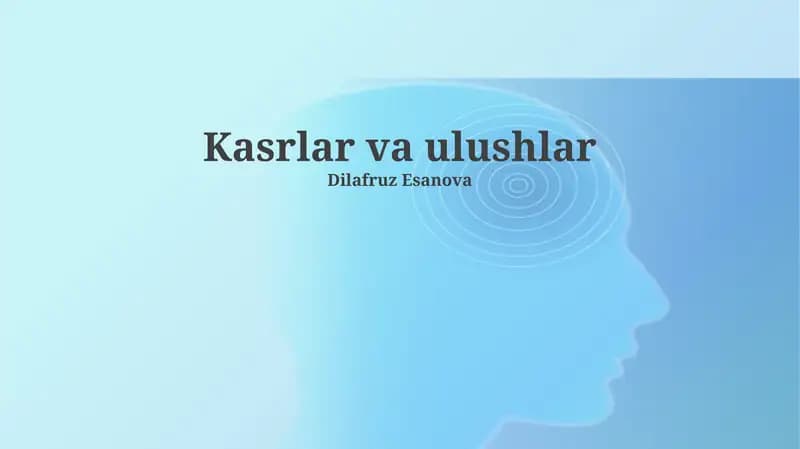 Kasrlar va ulushlar