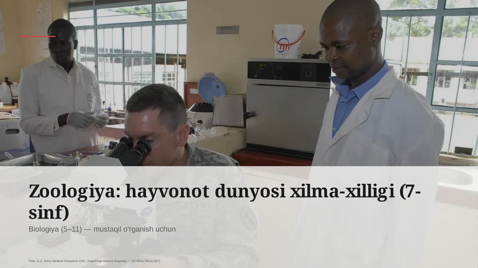 Zoologiya: hayvonot dunyosi xilma-xilligi (7-sinf)