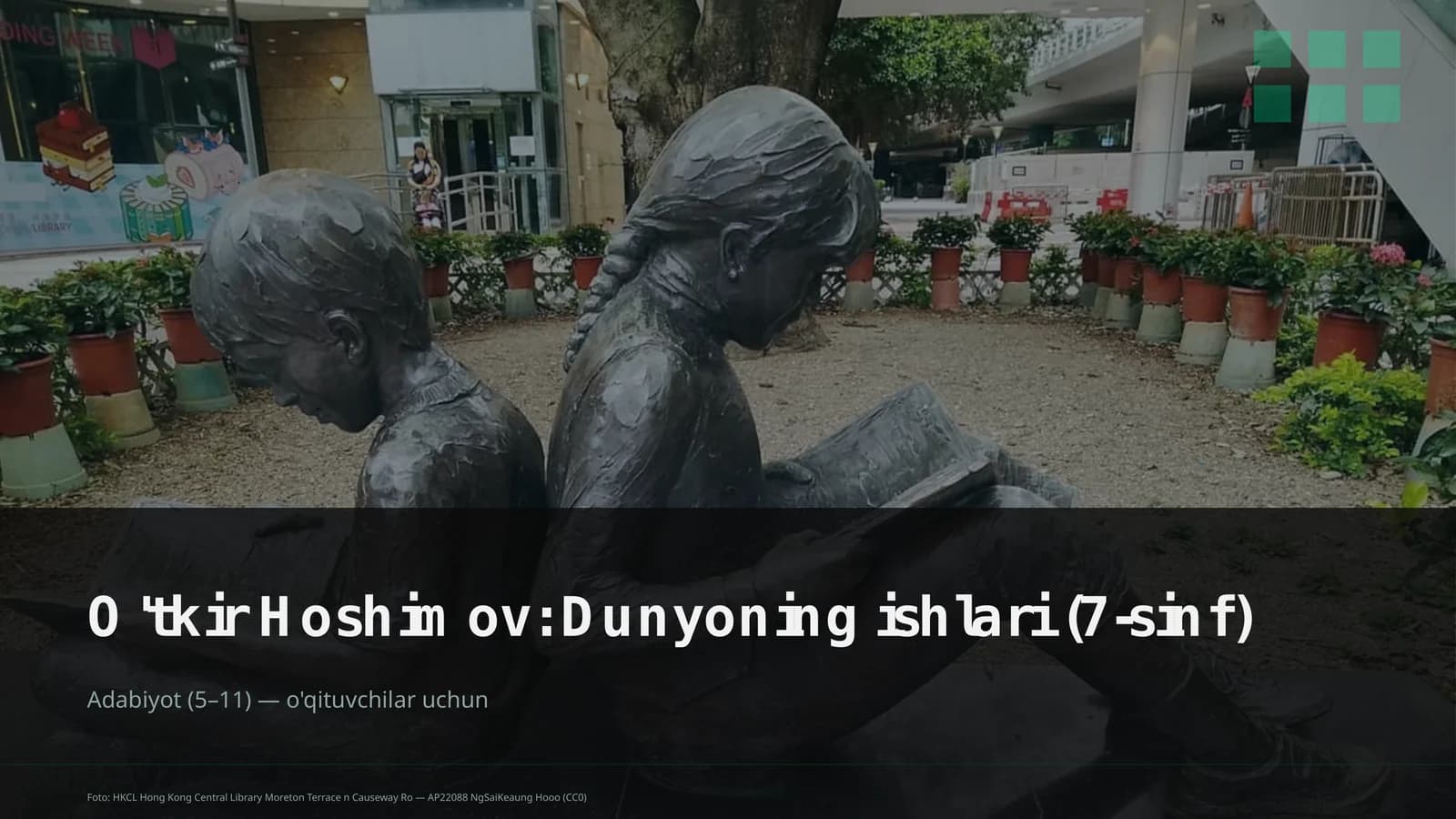 O'tkir Hoshimov: Dunyoning ishlari (7-sinf)