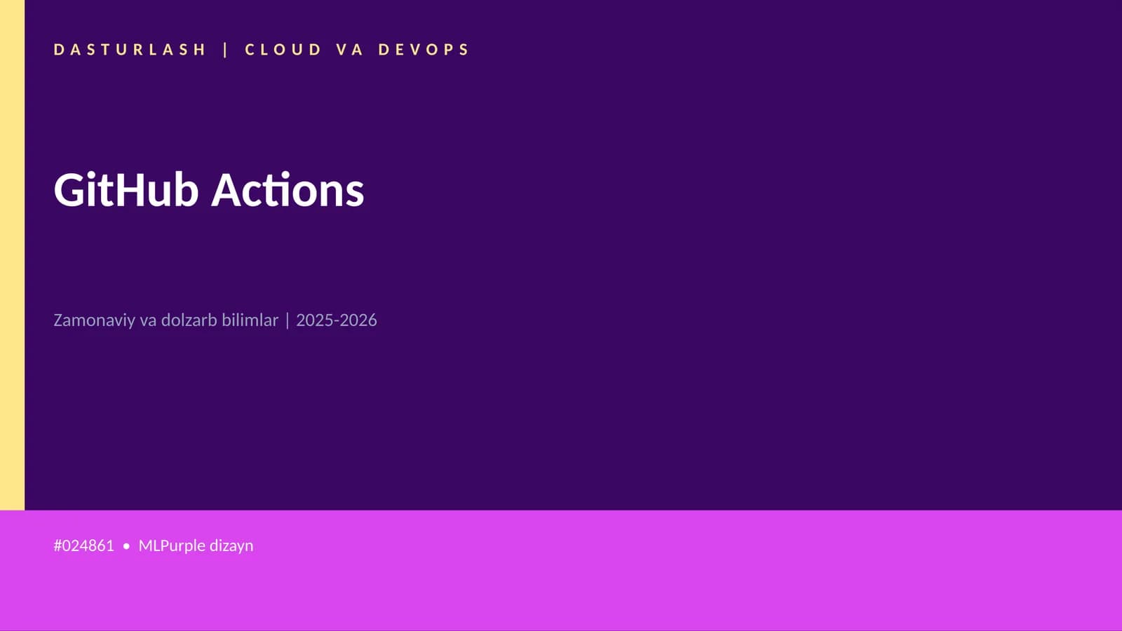 GitHub Actions
