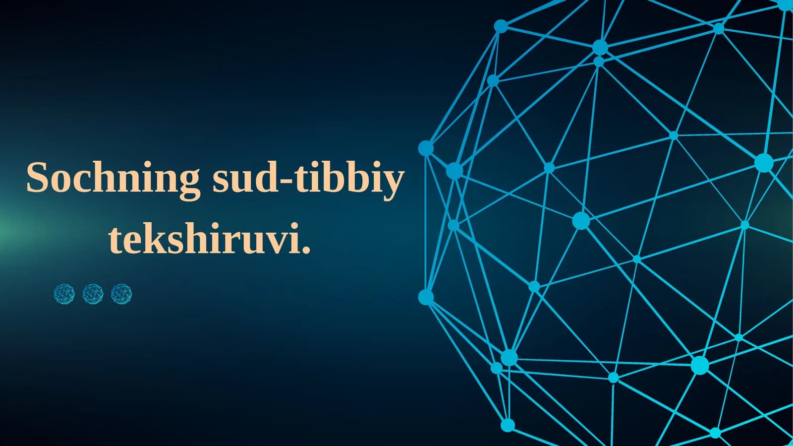 Sochning sud-tibbiy tekshiruvi