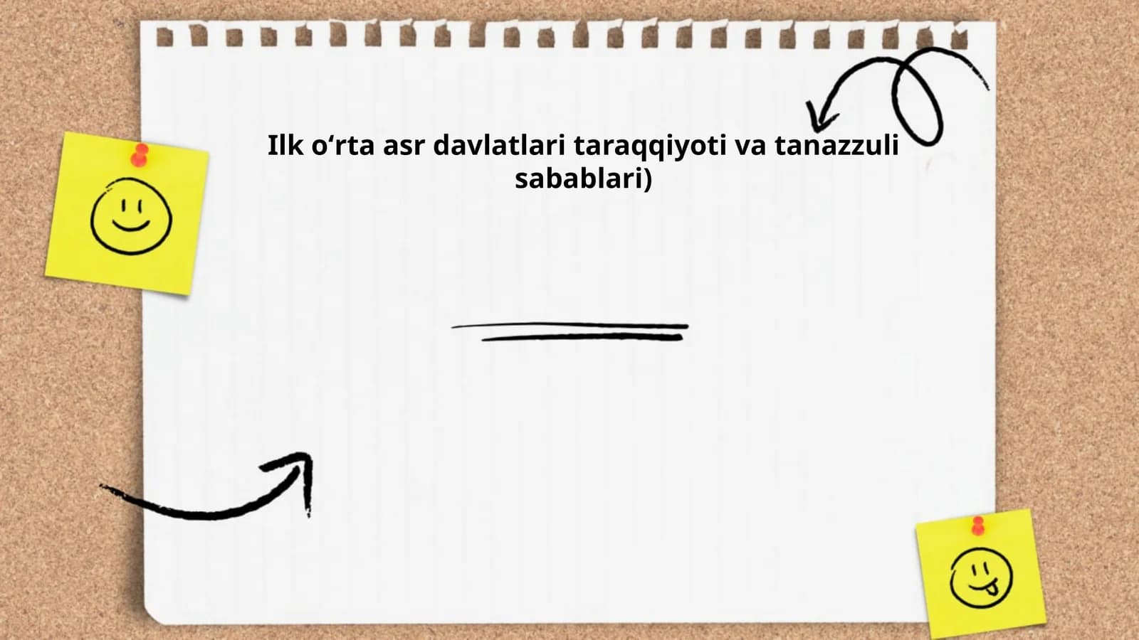 Ilk oʻrta asr davlatlari taraqqiyoti va tanazzuli sabablari