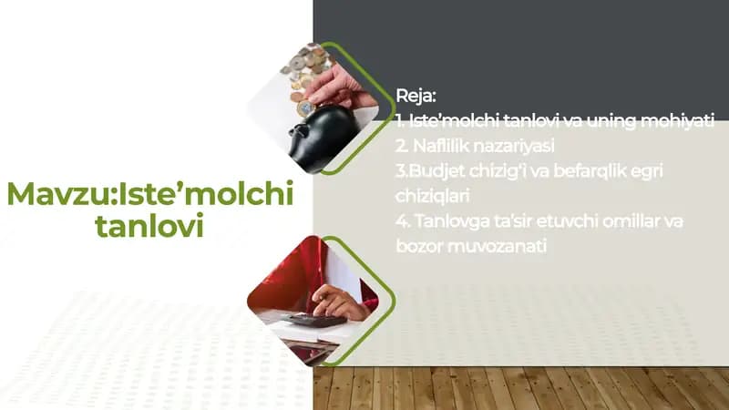 Iste’molchi tanlovi