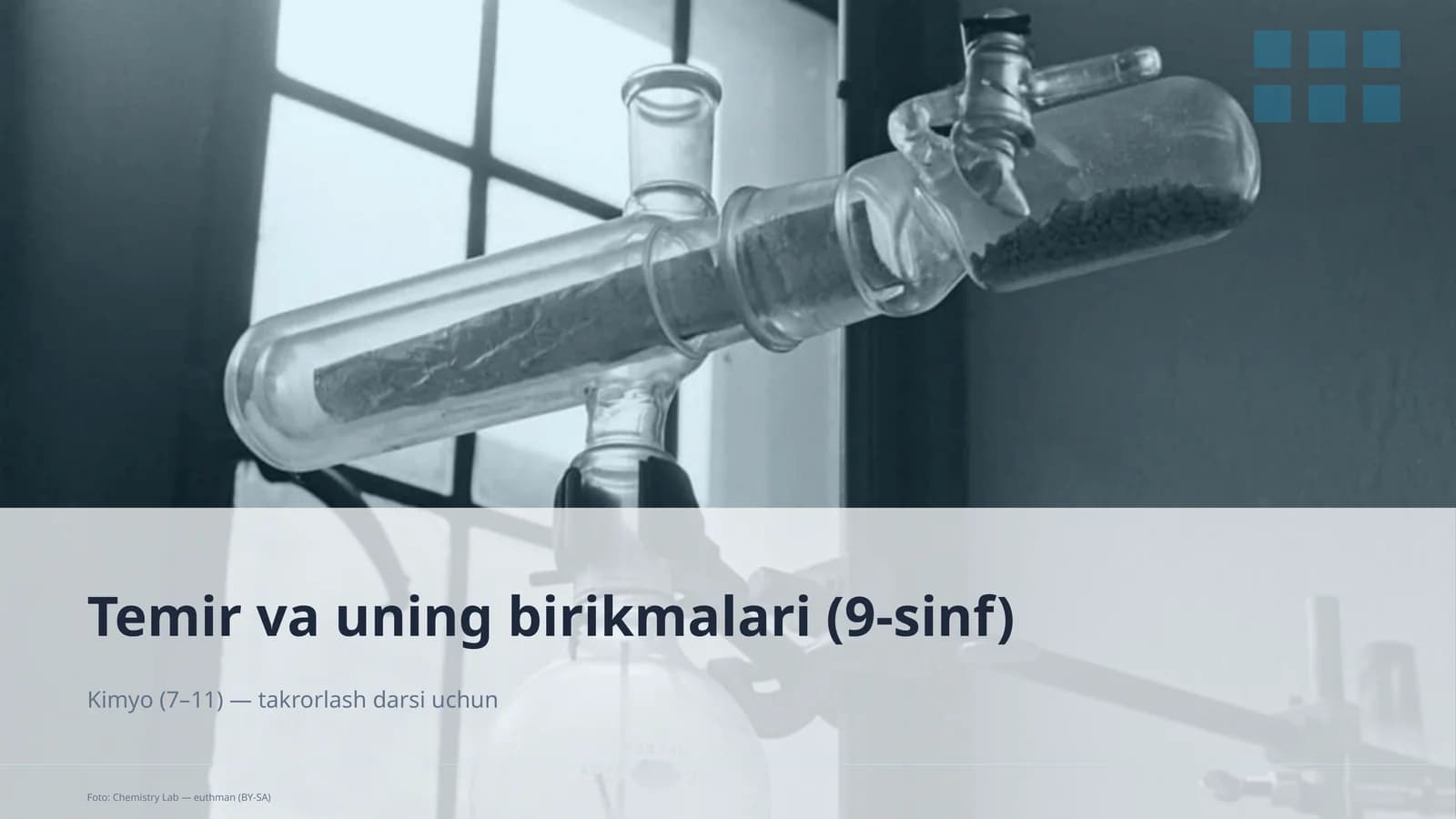 Temir va uning birikmalari (9-sinf)