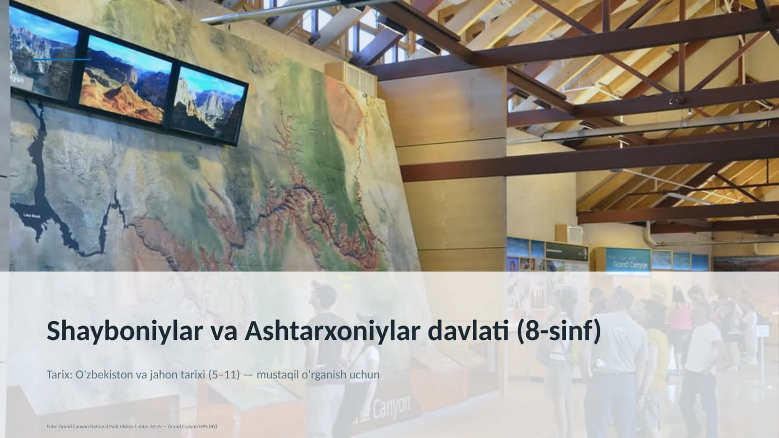 Shayboniylar va Ashtarxoniylar davlati (8-sinf)