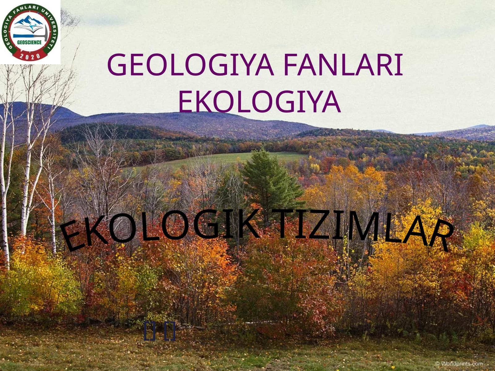 EKOLOGIK TIZIMLAR