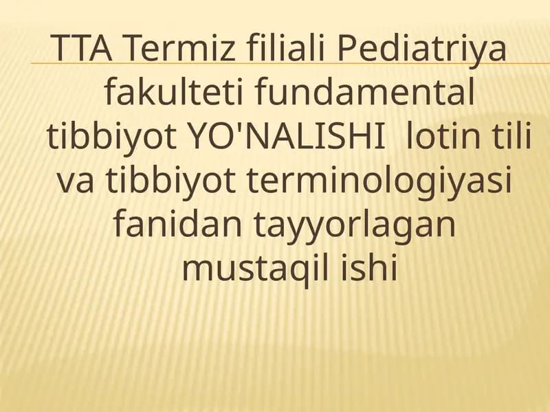 Lotin iboralarining hayotimizning barcha jabhalarida tutgan o’rni.