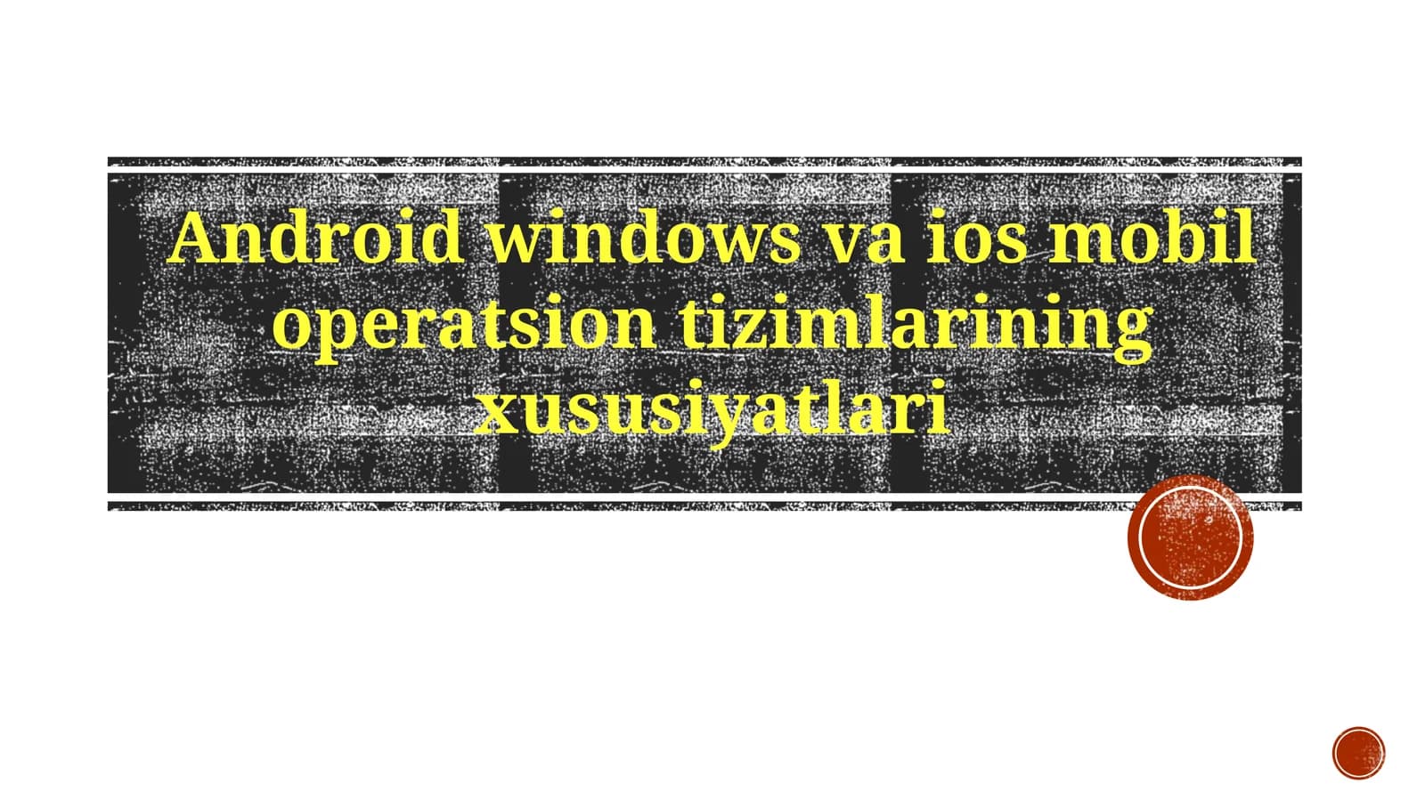 Android, iOS va Windows Telefon O'rinbosari