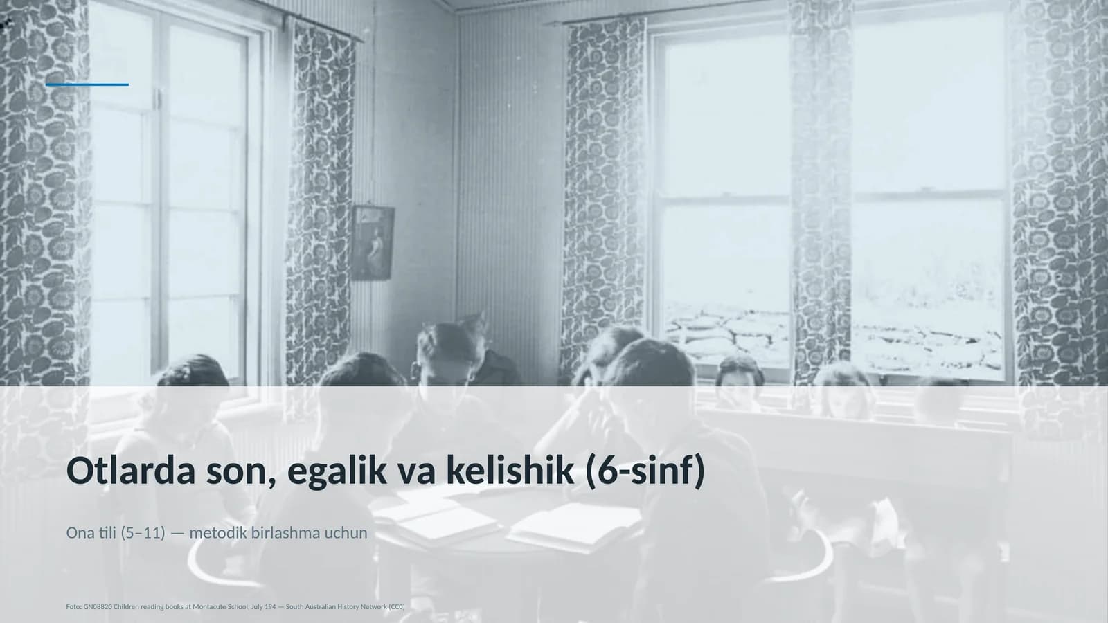 Otlarda son, egalik va kelishik (6-sinf)