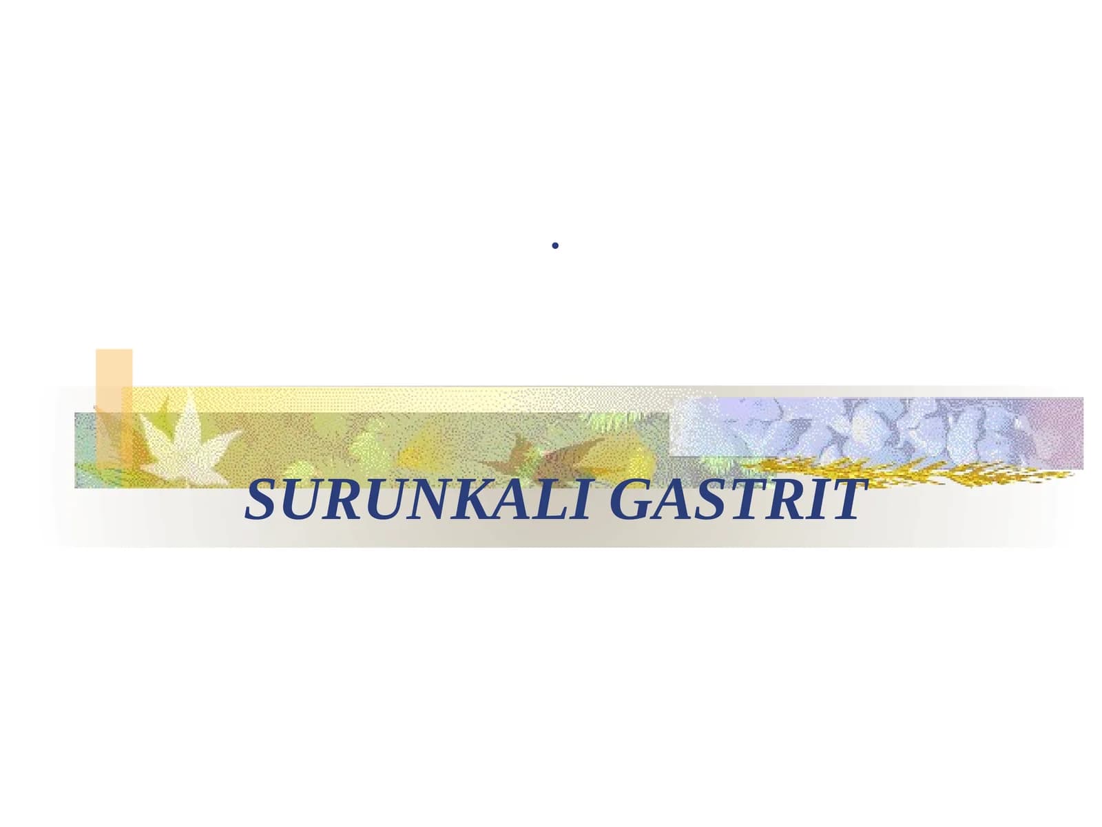 SURUNKALI GASTRIT