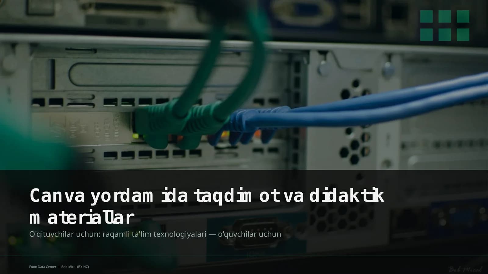 Canva yordamida taqdimot va didaktik materiallar
