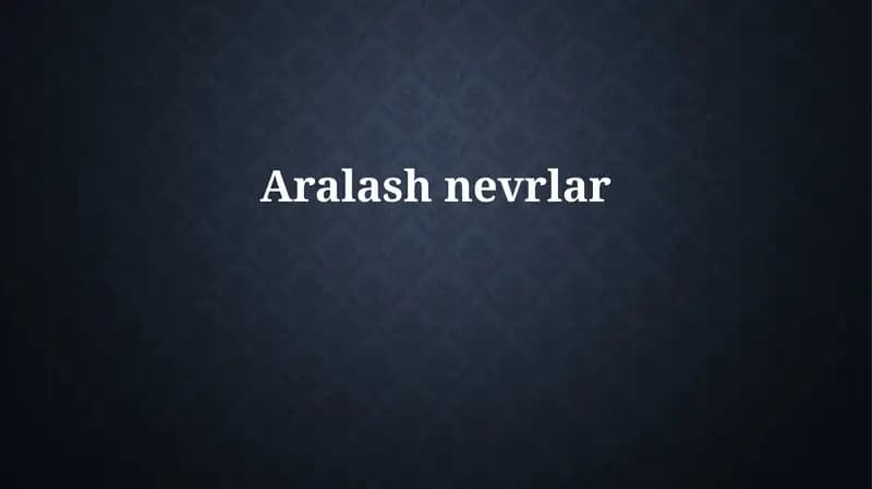 Aralashnevrlar