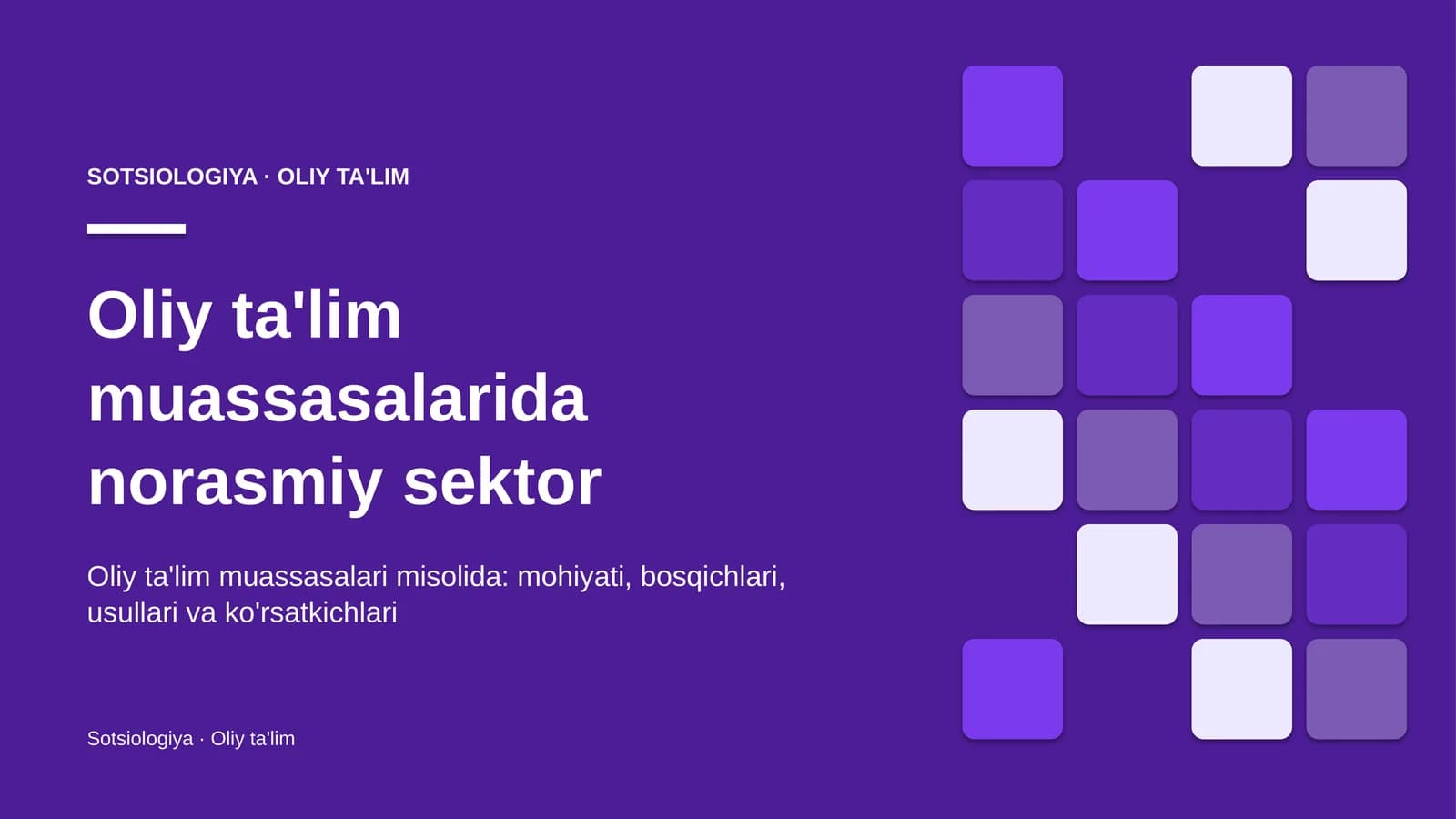 oliy ta'lim muassasalarida norasmiy sektor 4470