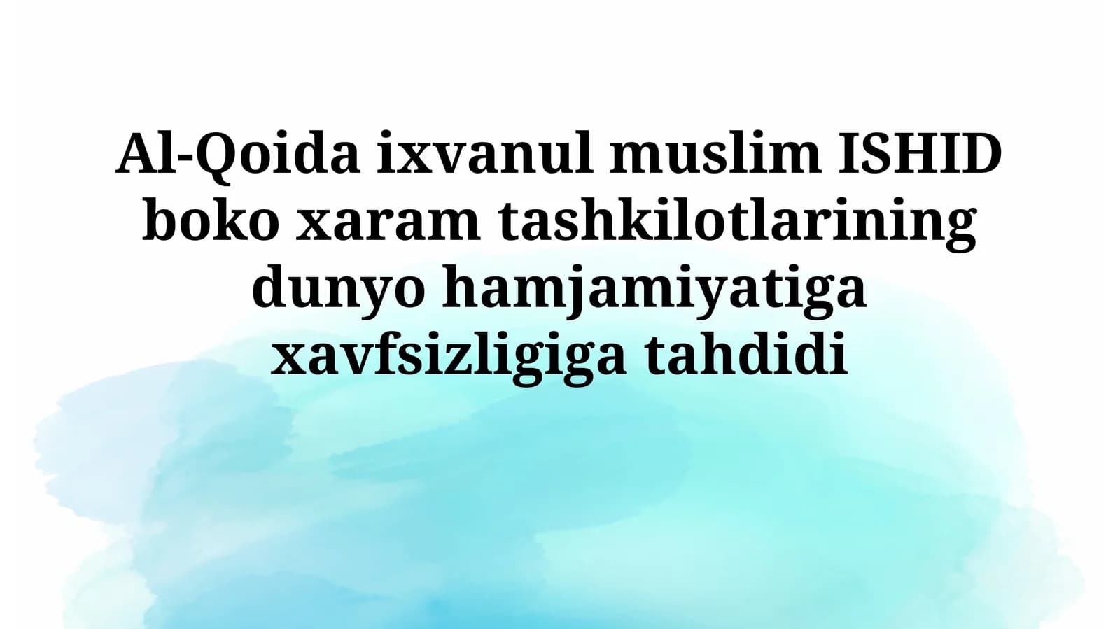 Boko Haram tahdidi