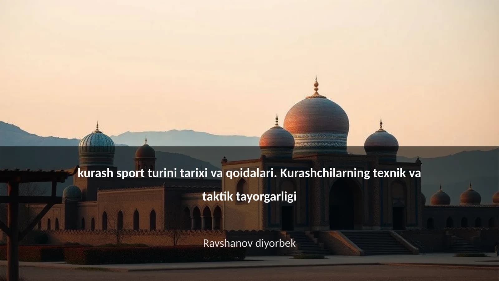 Kurash Sporti Tarixi va Qoidalari