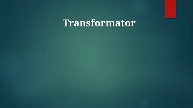 Transformator