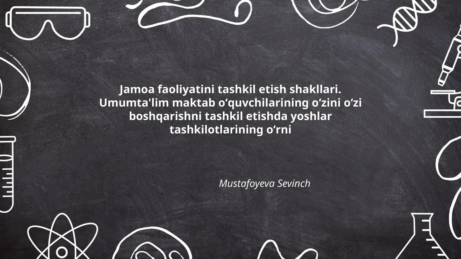 Jamoa faoliyatini tashkil etish shakllari
