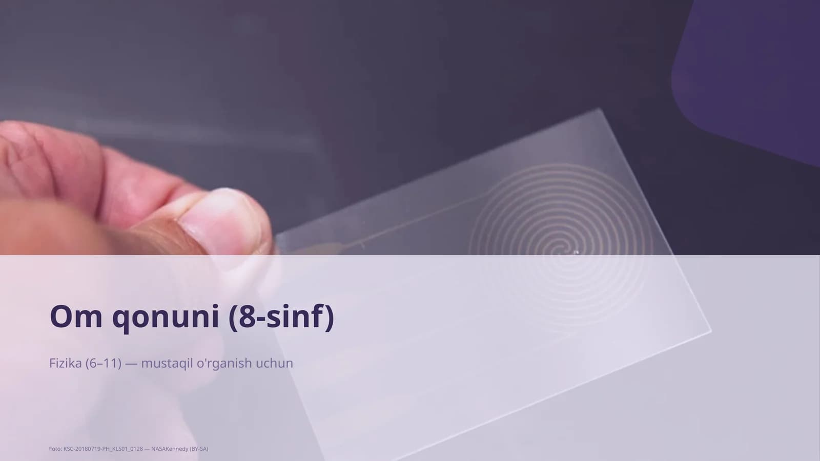 Om qonuni (8-sinf)