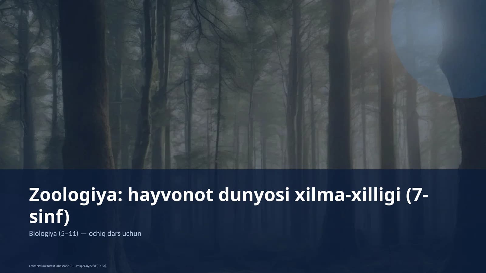Zoologiya: hayvonot dunyosi xilma-xilligi (7-sinf)