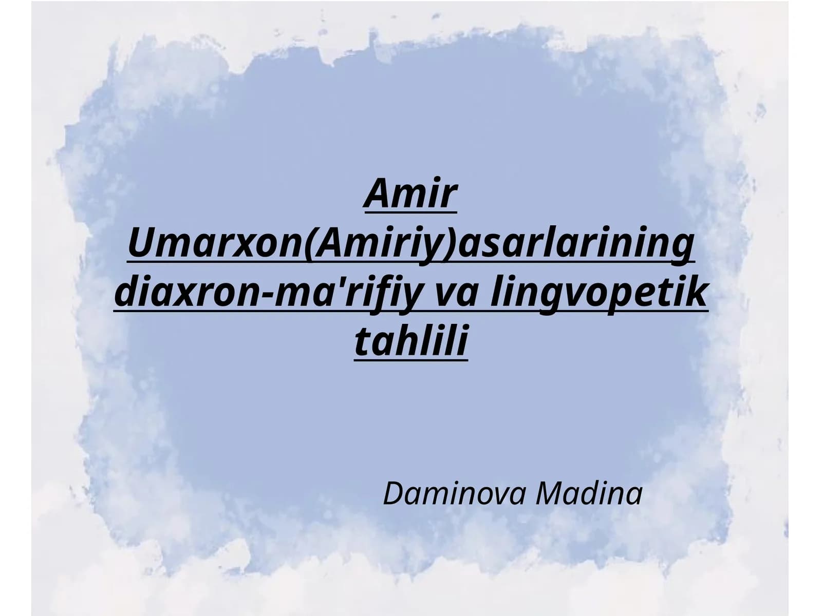 taqdimot