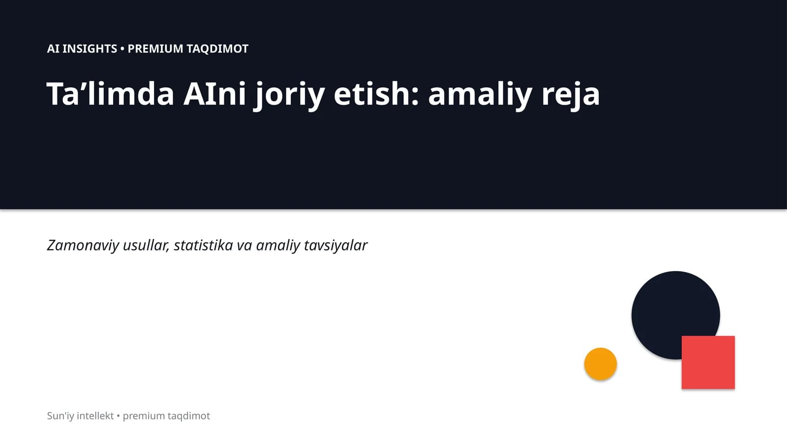 PREMIUM TAQDIMOT