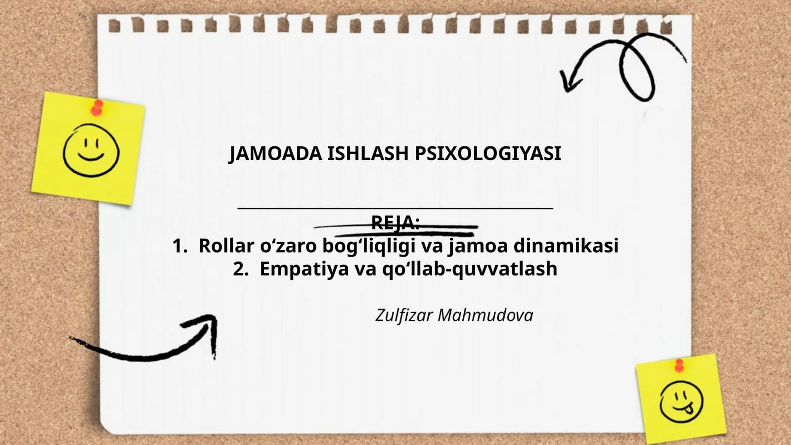 JAMOADA ISHLASH PSIXOLOGIYASI