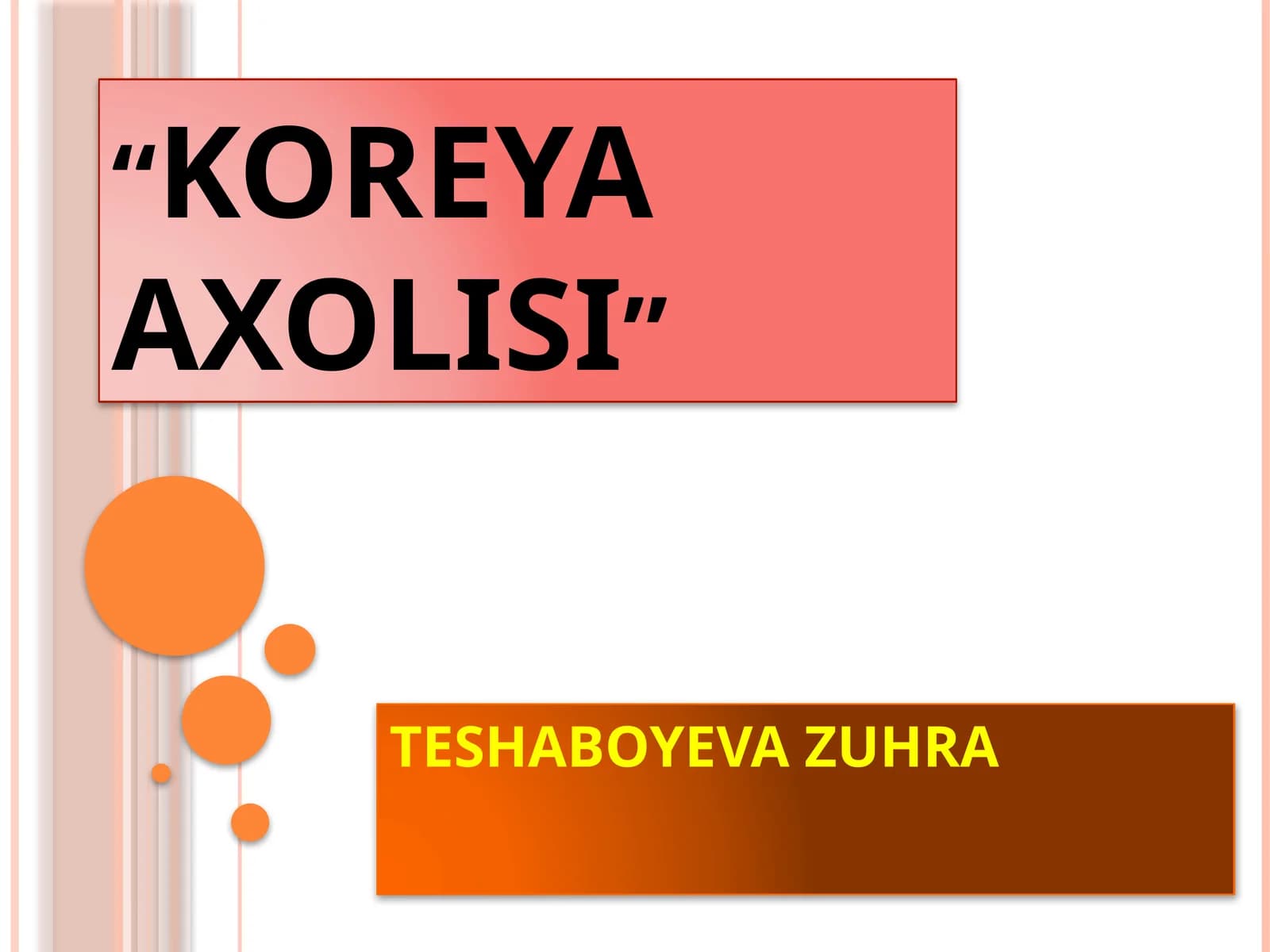 KOREYA AXOLISI