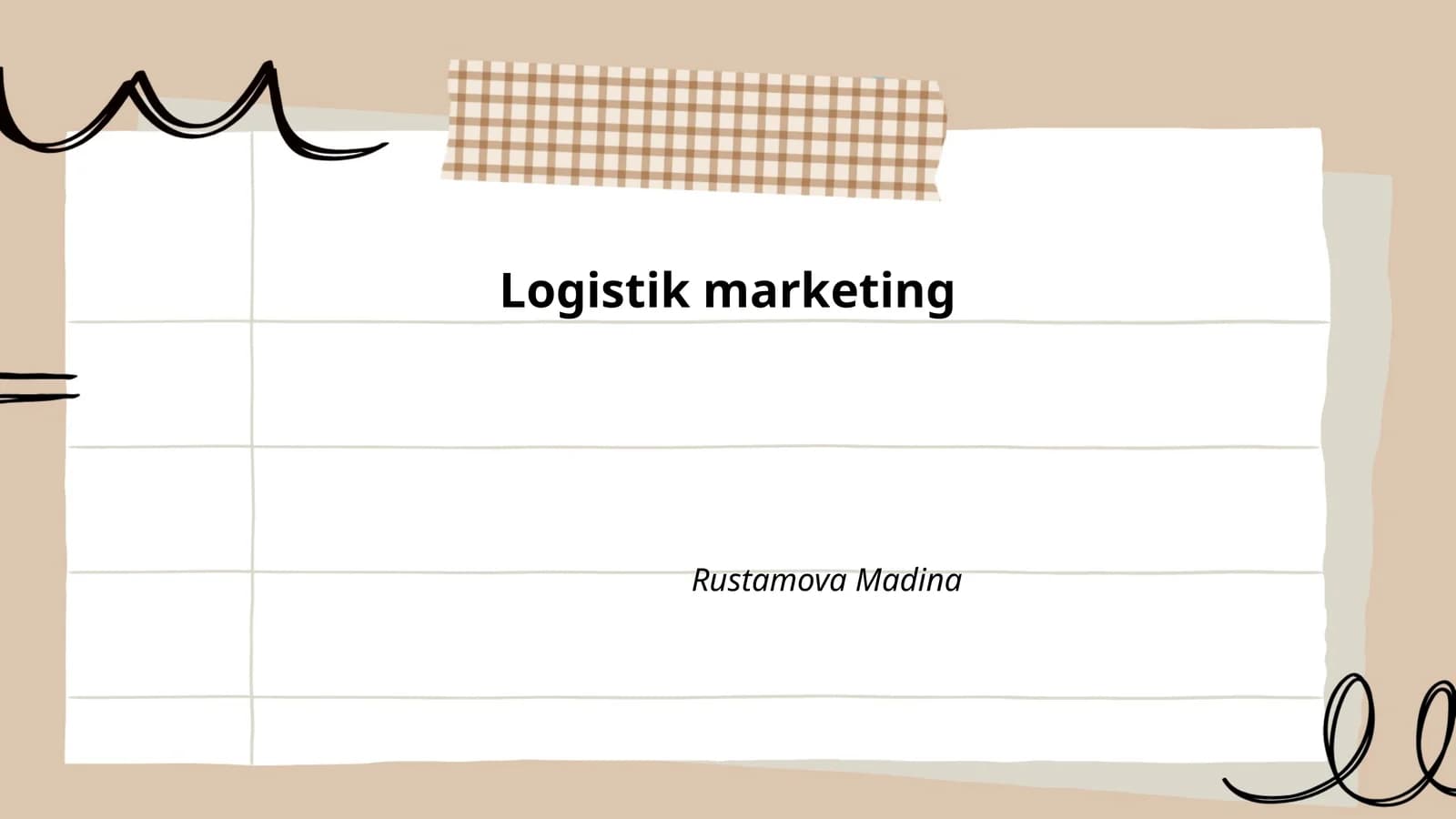 Logistik marketing