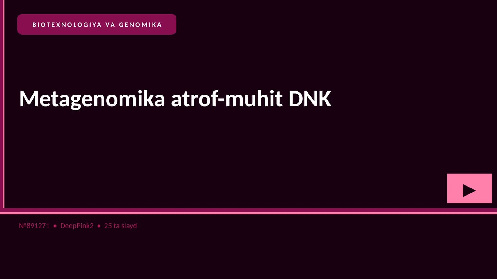 Metagenomika atrof-muhit DNK