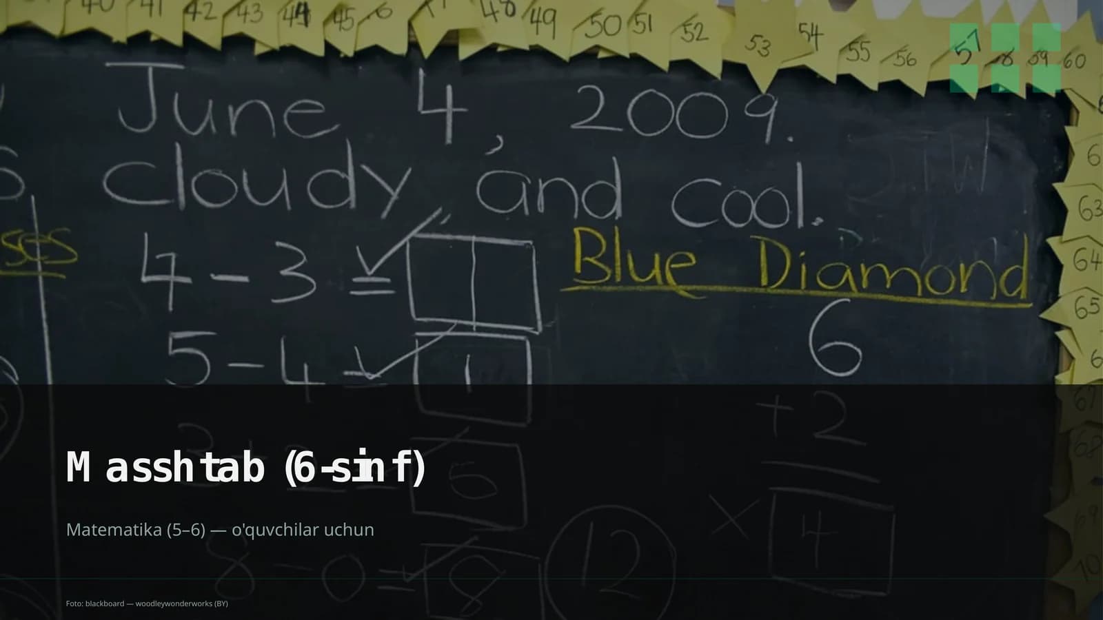 Masshtab (6-sinf)