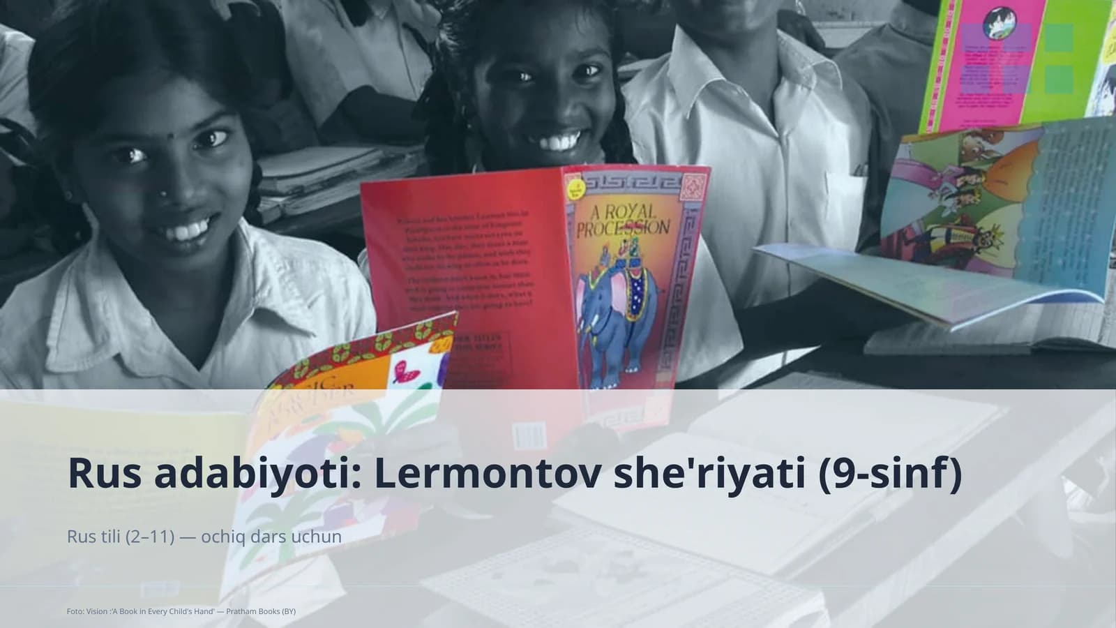 Rus adabiyoti: Lermontov she'riyati (9-sinf)