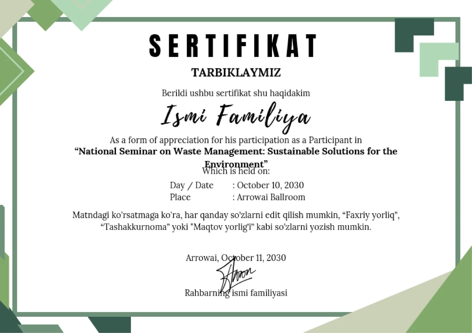 SERTIFIKAT
