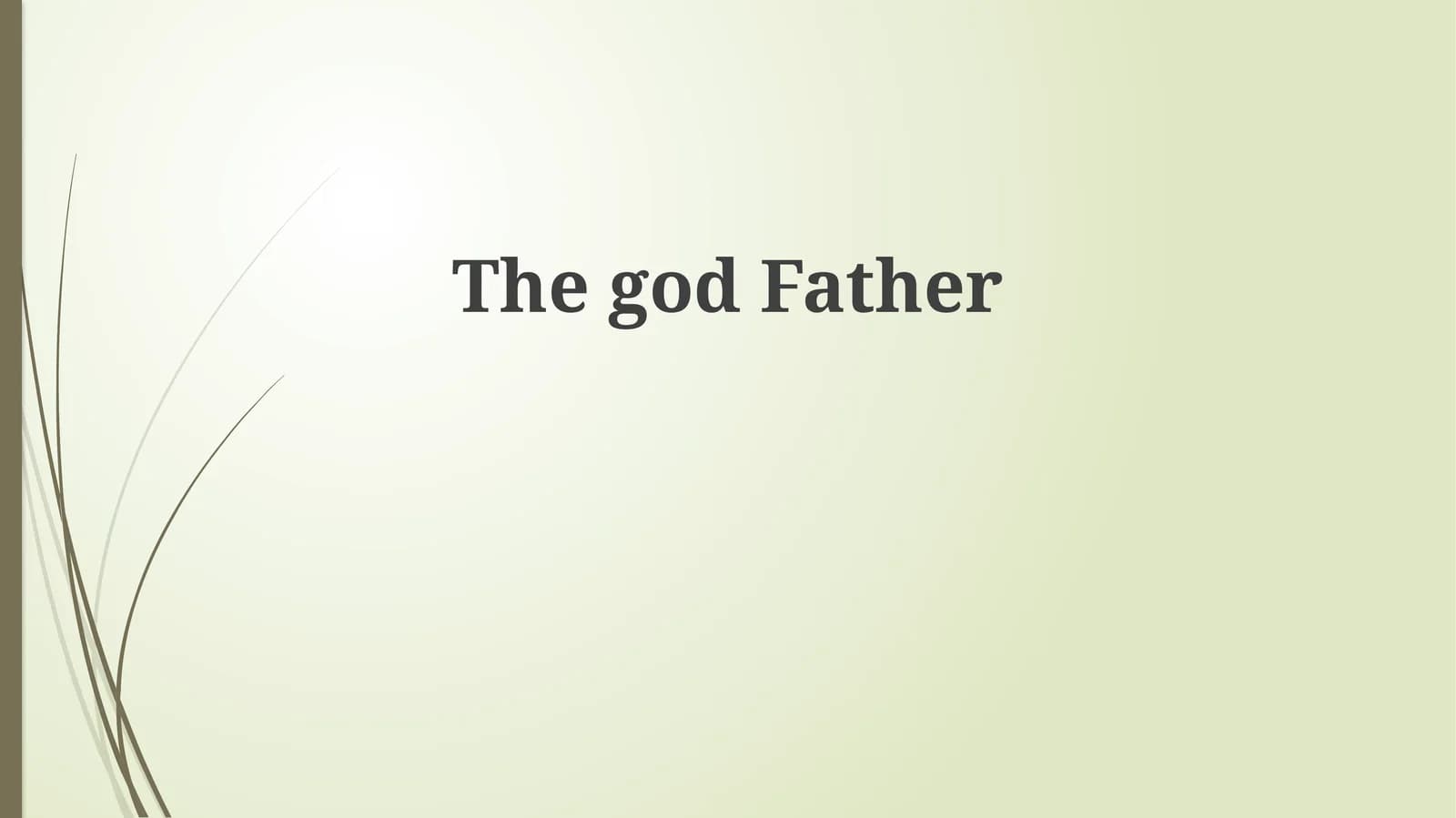 The Godfather