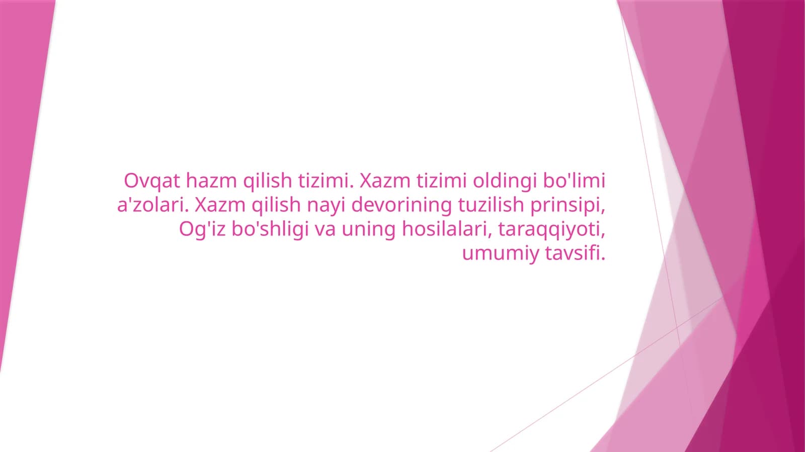 Hazm tizimi azolari