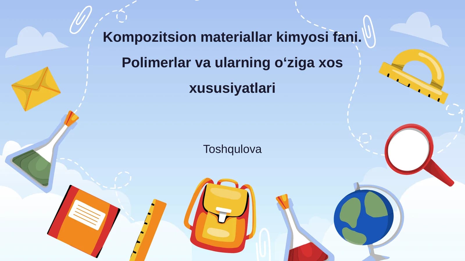 Kompozitsion materiallar kimyosi fani