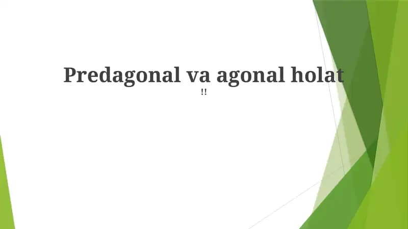 Agoniya holati