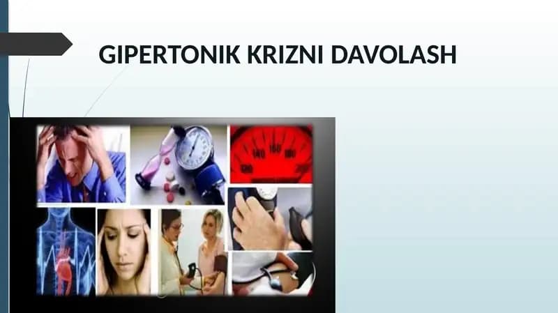 GIPERTONIK KRIZ.
