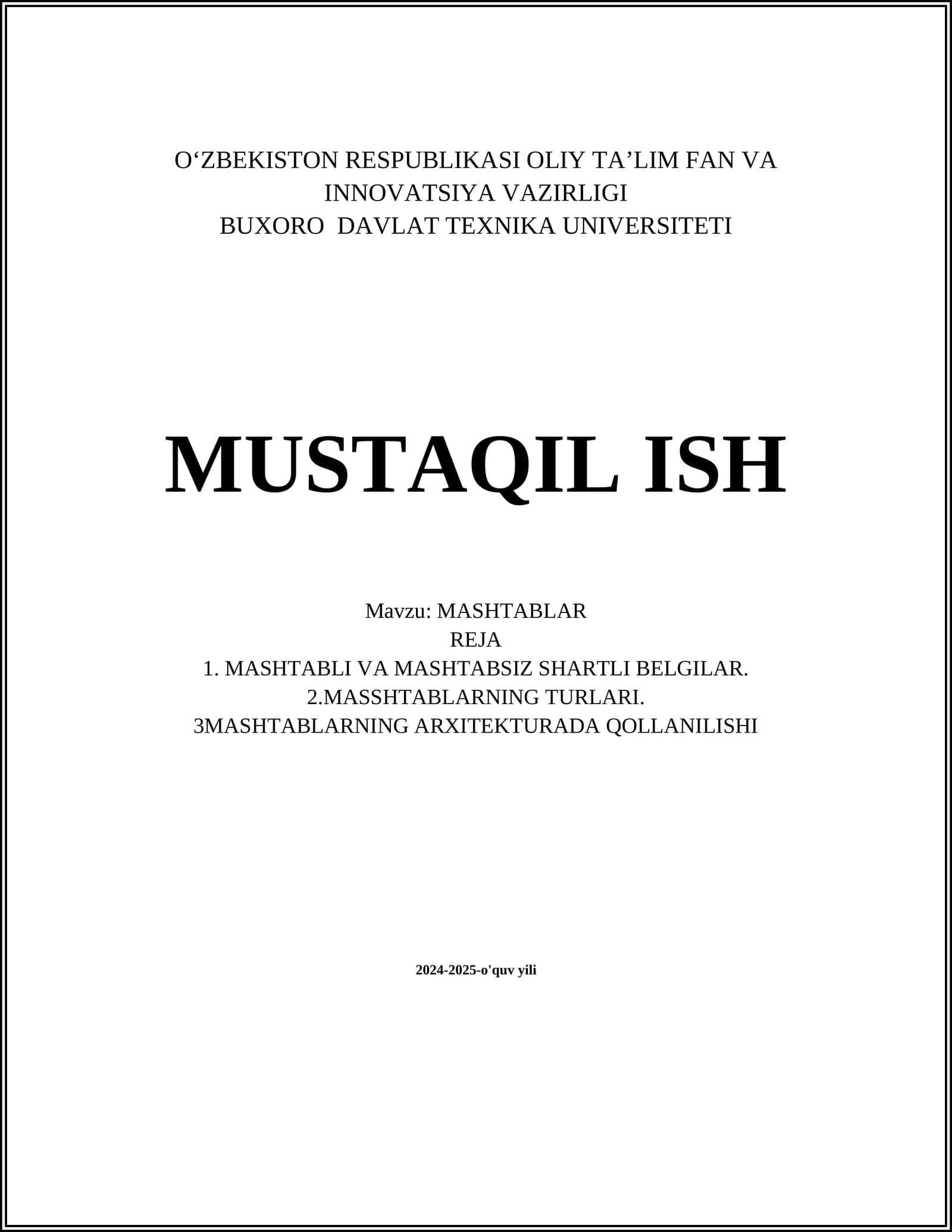 MASHTABLAR