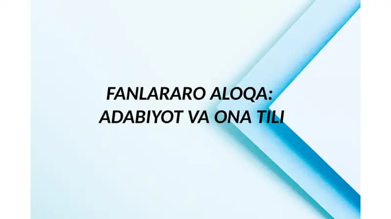 Integratsiya va uning mohiyati | FANLARARO ALOQA:  ADABIYOT VA ONA TILI88