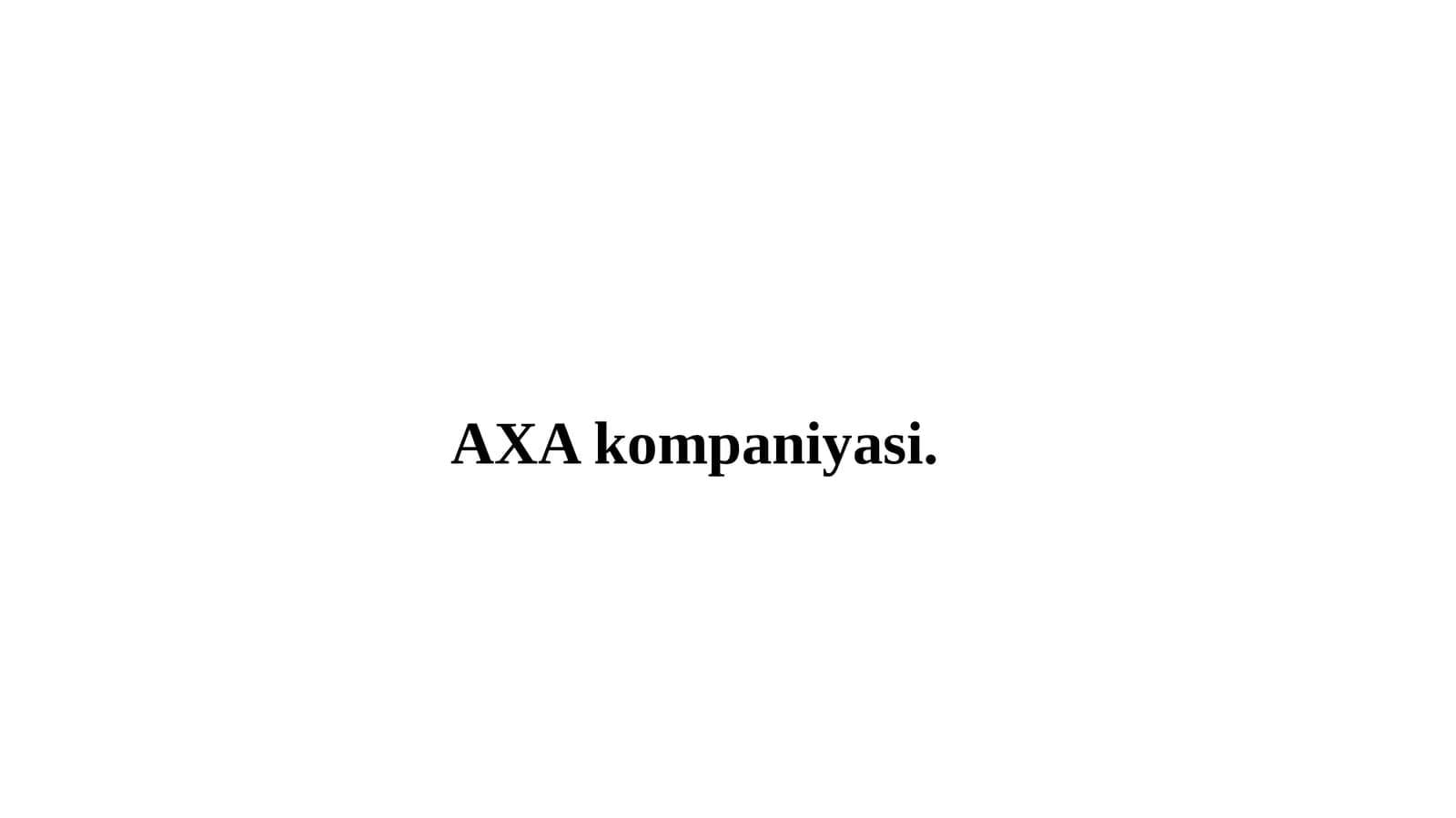 AXA kompaniyasi