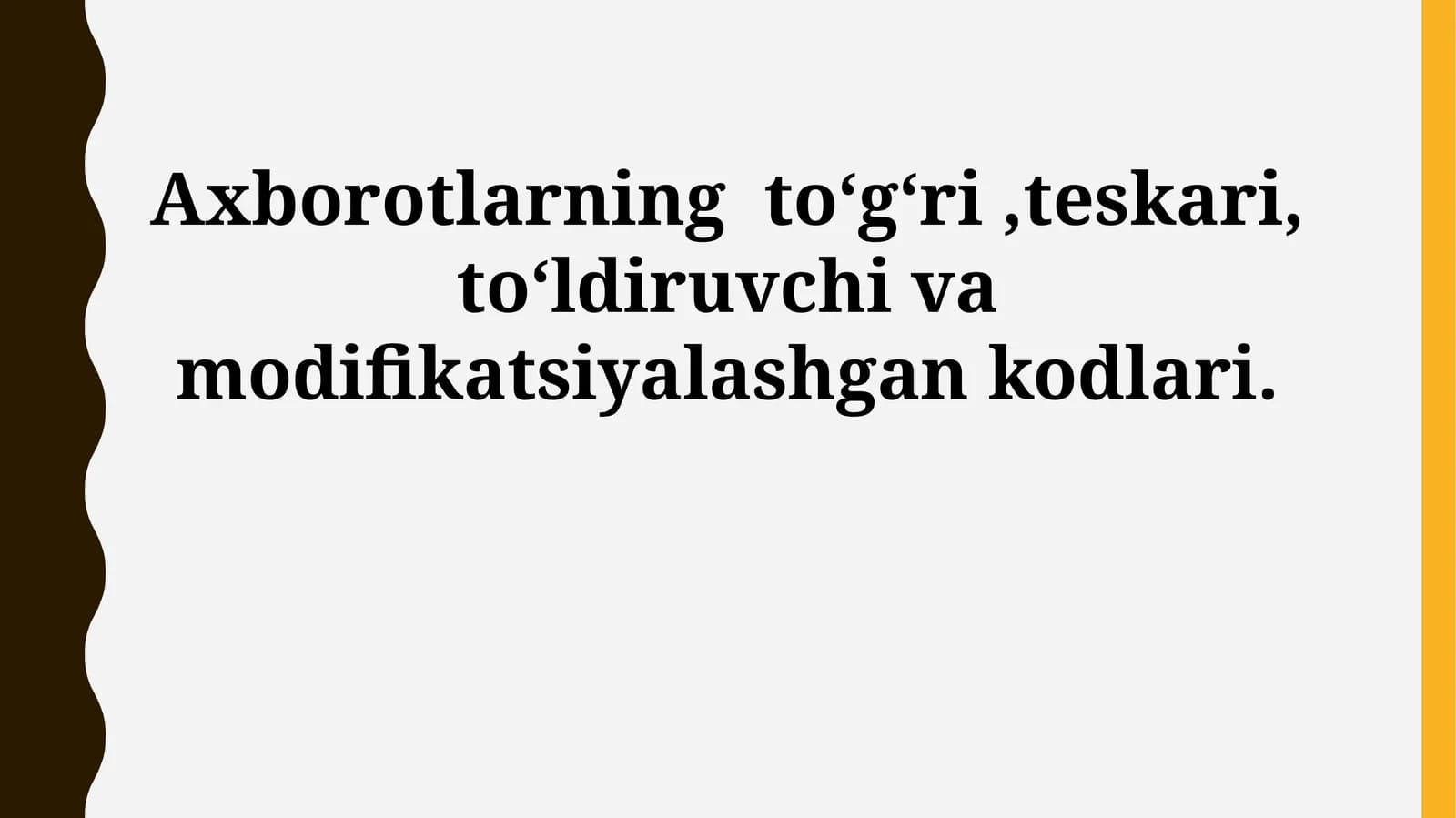 Kodlash standartlari