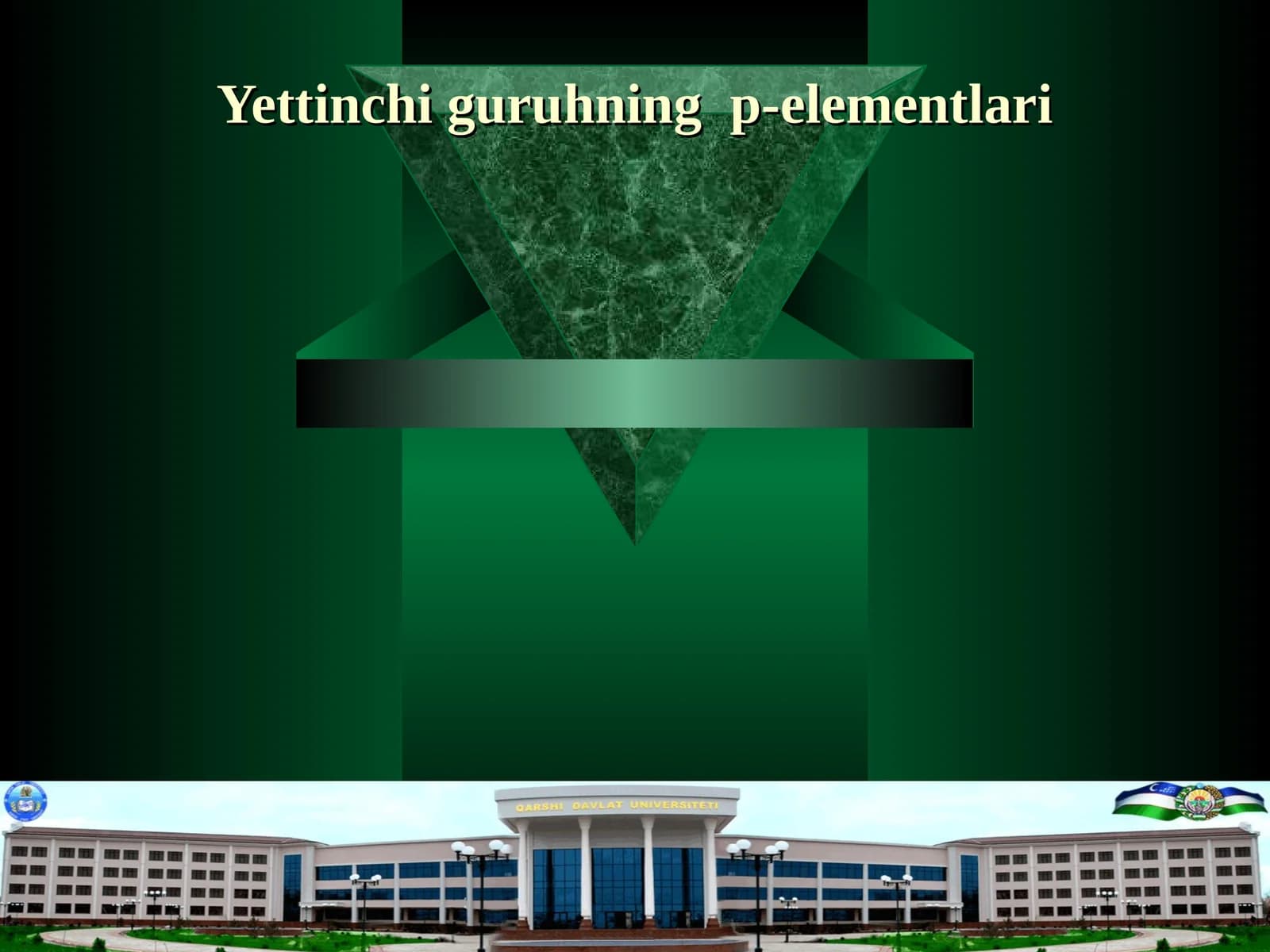 Yettinchi guruhning p-elementlari