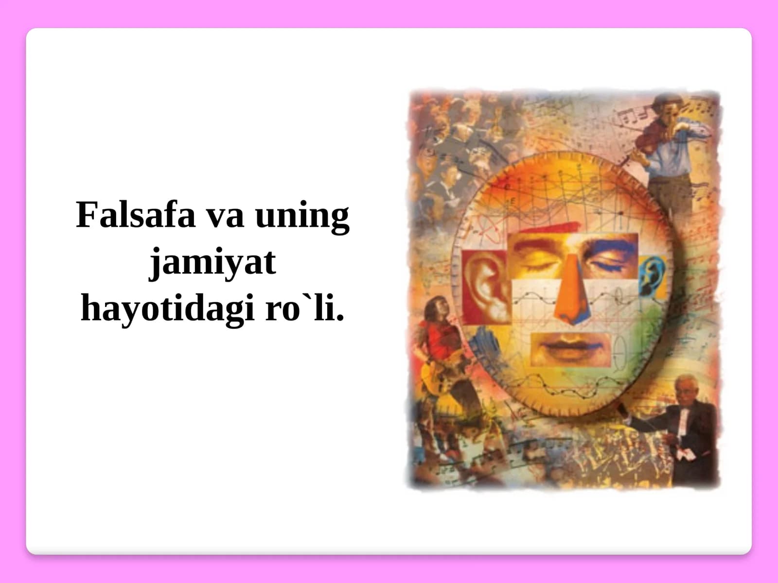 Falsafa fanidan  malumotlar